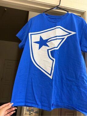 Famous Stars & Straps Royal Blue Tee with White Shield Star